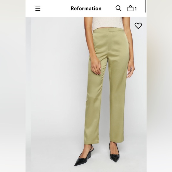 💚 REFORMATION 💚 Owen Pant NEW - Picture 2 of 6